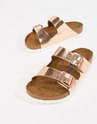 rose gold birkenstock knock off