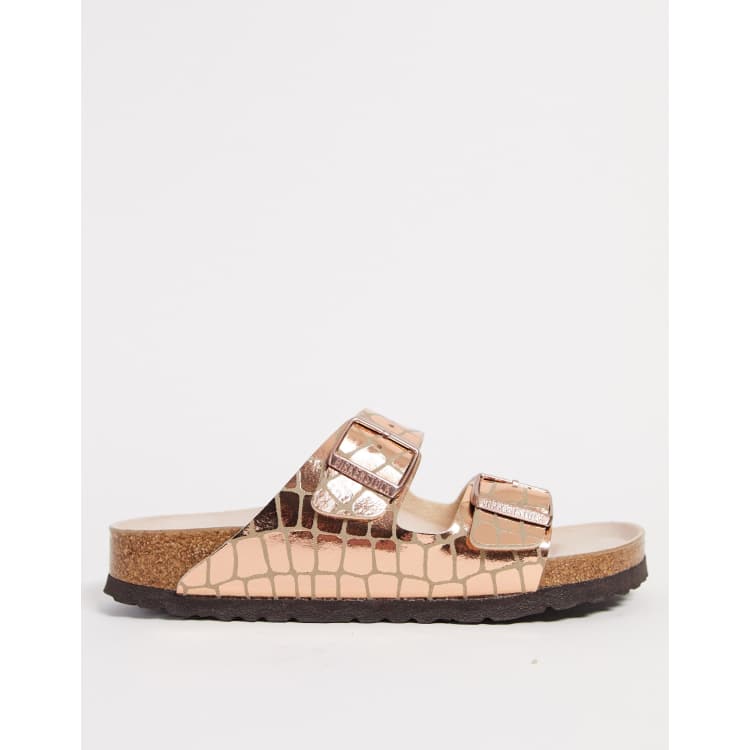 Rose gold store birkenstock sandals