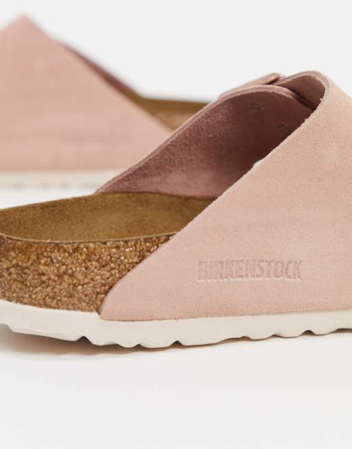 Birkenstock arizona suede light rose hot sale