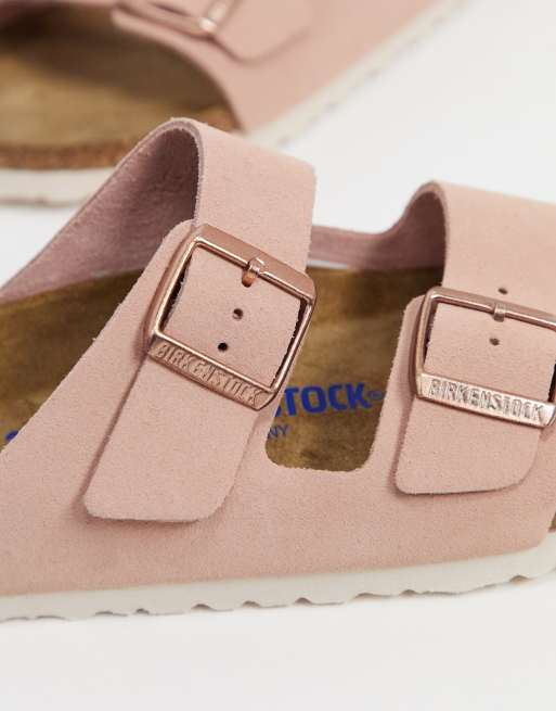 Birkenstock Arizona sandal in light rose suede