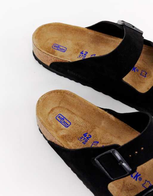 Birkenstock – Arizona – Sandalen aus schwarzem Wildleder, 3 von 4