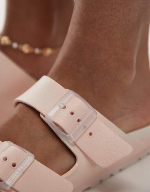 Birkenstock – Arizona – Sandalen in Rosa/Bunt mit EVA-Sohle , 2 von 4