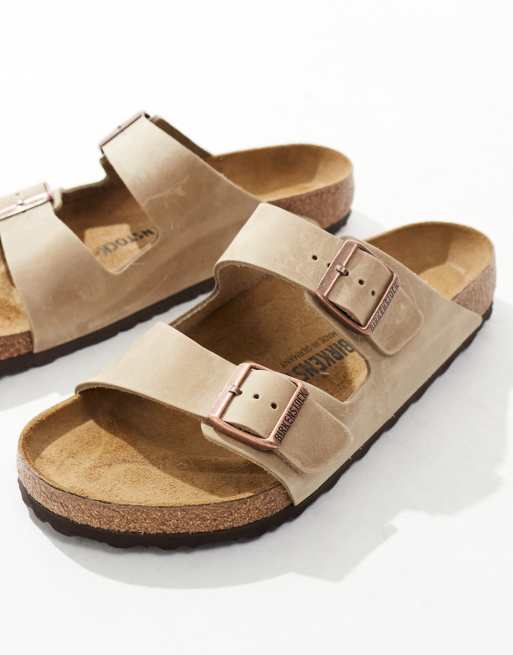 Birkenstock - Arizona - Sandales en cuir effet huilé - Tabac, 3 de 4