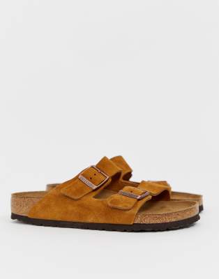 Birkenstock - Arizona - Sandales en daim - Vison