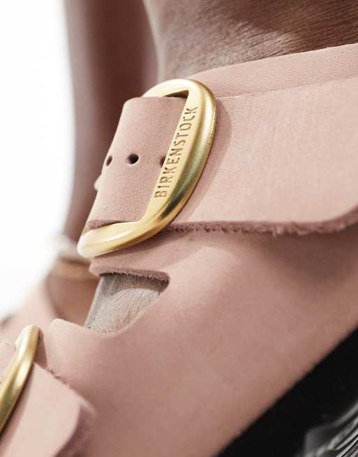 Birkenstock - Arizona - Sandales en nubuck à boucles oversize - Rose, 2 de 4