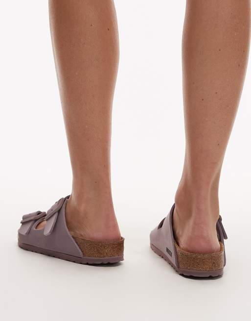 Birkenstock - Arizona - Sandali Birko-Flor color viola sbiadito, 2 di 4