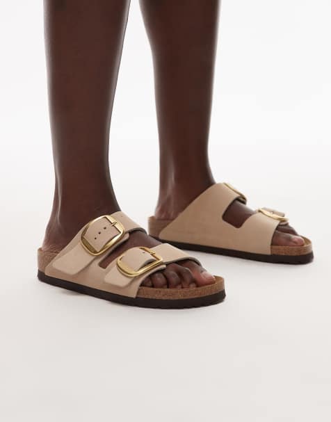 Birkenstock - Arizona - Sandali color castello di sabbia con fibbie - view 1