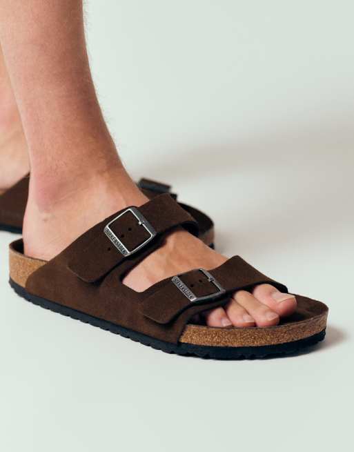 Birkenstock - Arizona - Sandali in camoscio color caraffa, 3 di 11