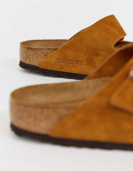 Birkenstock - Arizona - Sandali scamosciati visone, 3 di 4
