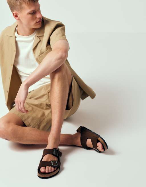 Birkenstock - Arizona - Sandalias marrones de ante, 4 de 11