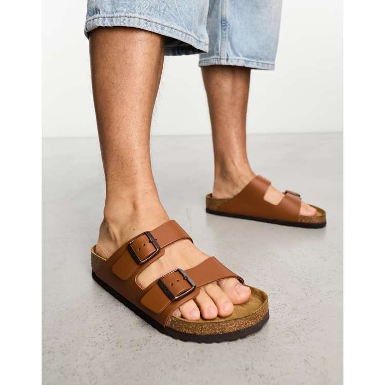 Birkenstock Arizona Sandals in Ginger Leather | ASOS