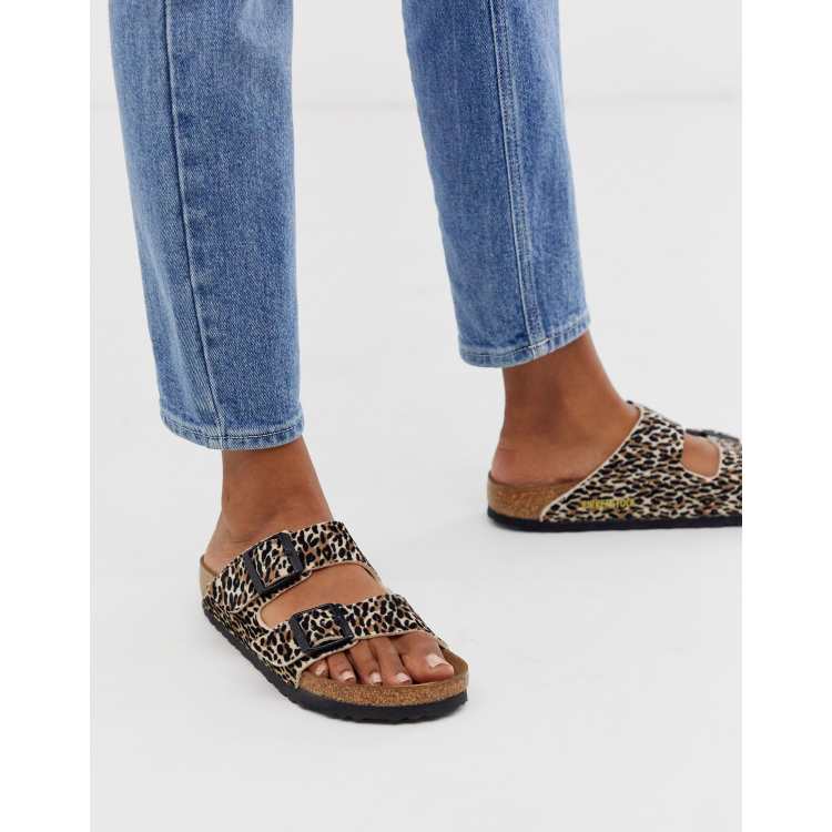 Birkenstock Arizona sandals in leopard ASOS