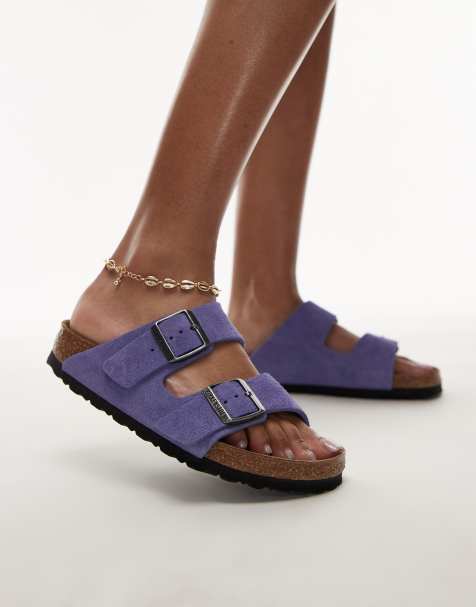 Birkenstock Arizona sandals in purple - view 1