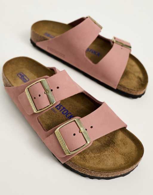 Birkenstock arizona hot sale pink nubuck