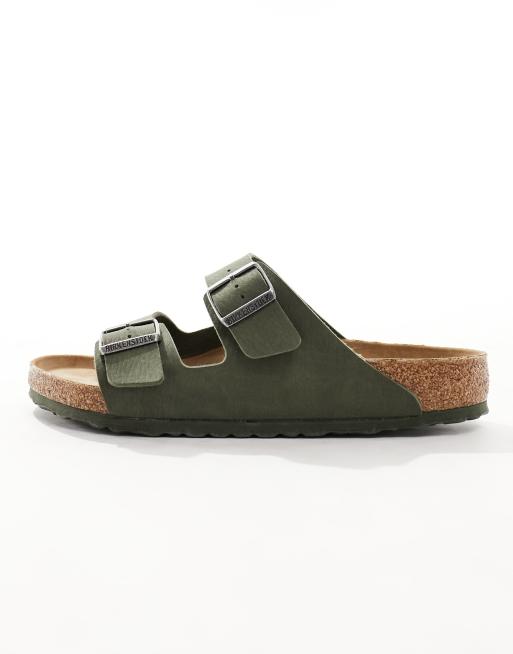 Birkenstock Arizona sandals in sage green suede ASOS