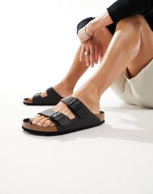 Birkenstock Arizona sandals in triple black  - ASOS Price Checker