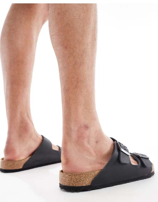 Birkenstock - Arizona - Sorte sandaler i olieret læder, 4 af 4