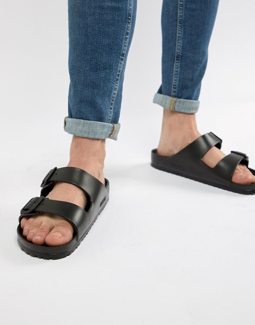 Birkenstock - Arizona - Sorte sandaler med EVA-sål