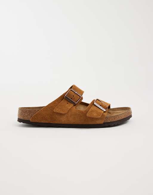 Birkenstock Arizona suede sandals in mink, 2 of 4