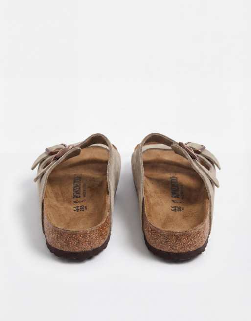 Birkenstock Arizona suede sandals in taupe, 7 of 8