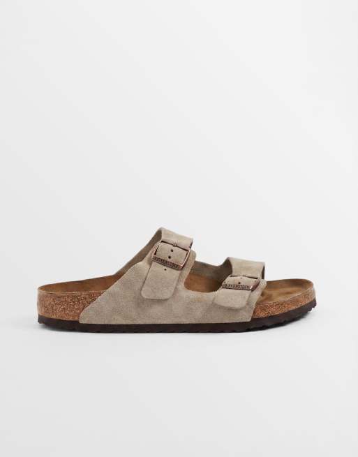 Birkenstock Arizona suede sandals in taupe, 6 of 8