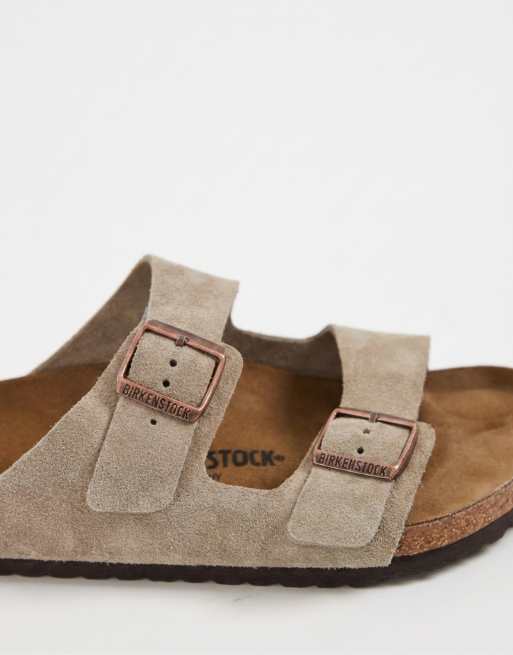Birkenstock Arizona suede sandals in taupe, 8 of 8