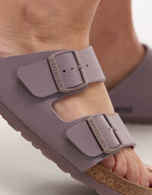 Birkenstock – Arizona – Szarofioletowe sandały Birko-Flor, 4 z 4