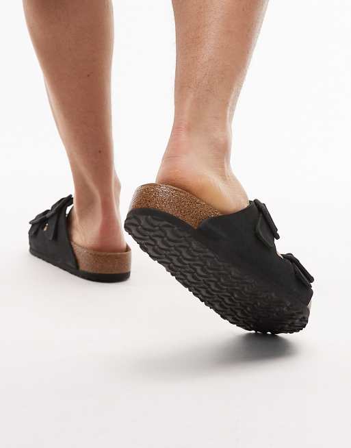 Birkenstock Arizona wire buckle sandals in black, 4 of 4