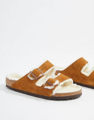 birkenstock lined sandals