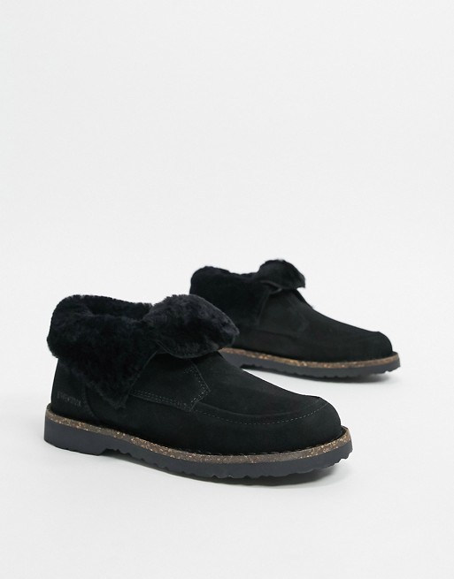Birkenstock Bakki cold weather lined ankle boots in black