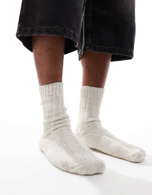 Birkenstock - Beige sokker til mænd i snoet bomuld, 4 af 4