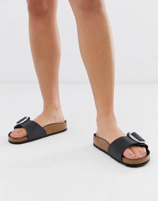 Birkenstock big buckle Madrid leather sandals | ASOS