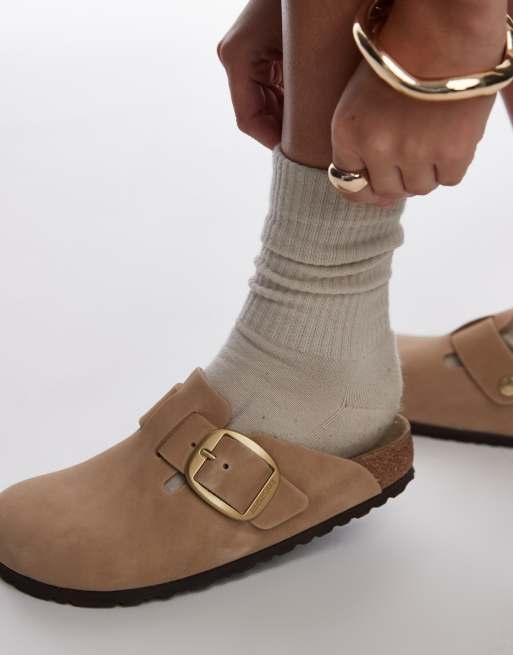 Birkenstock – Boston – Chodaki z dużą sprzączką, w kolorze