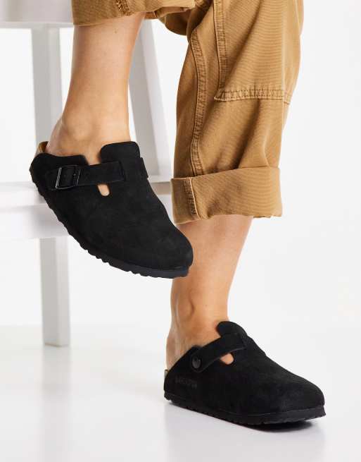 Black birkenstock hot sale clog