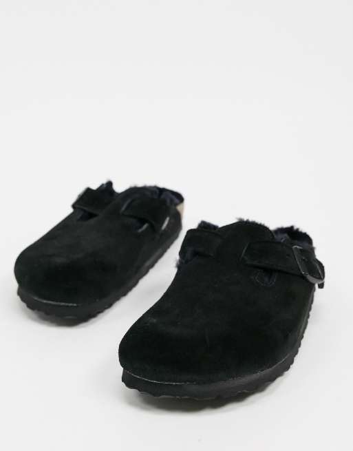 Fur lined hot sale birkenstock clogs