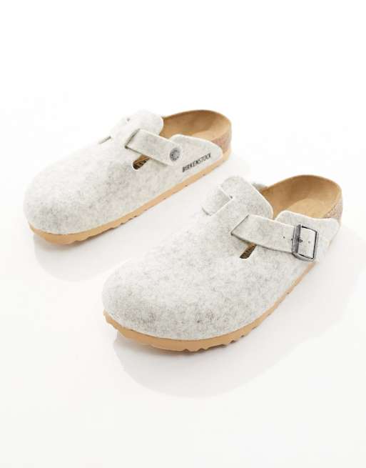 Birkenstock sales white clogs