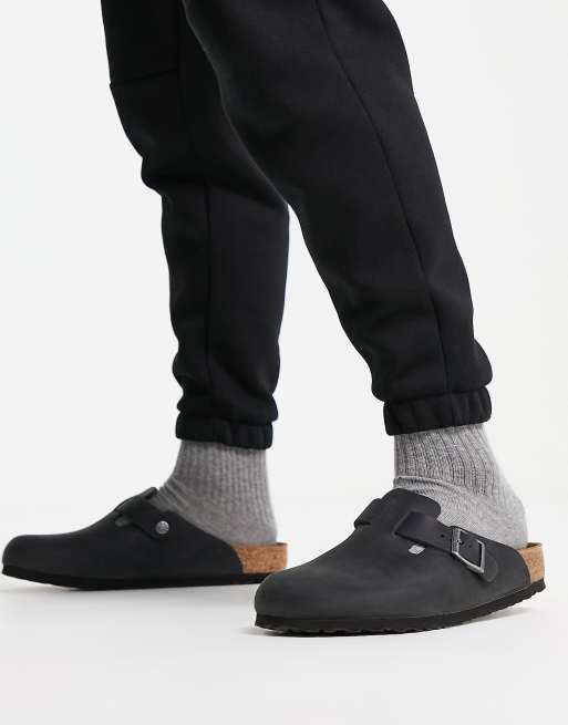 Black best sale boston birkenstocks