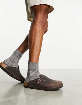birkenstock boston brown