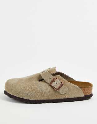 Thumbnail - Birkenstock - Boston - Clogs in Taupe-Neutral