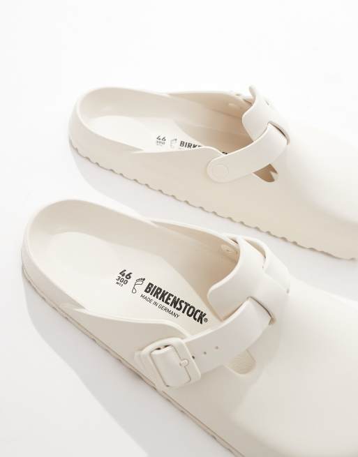 Birkenstock Boston EVA Clogs in Eierschalenfarbe