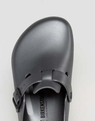 birkenstock boston metallic anthracite