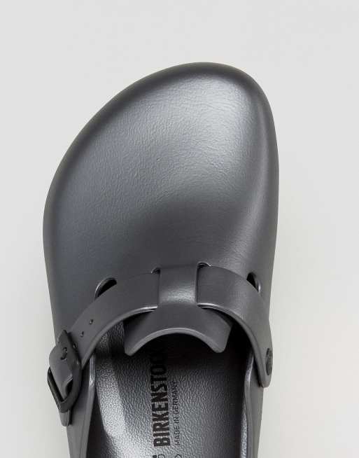 Birkenstock boston best sale metallic anthracite