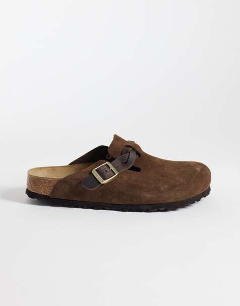 Birkenstock Boston flätade mockakloggar i carafe - view 1