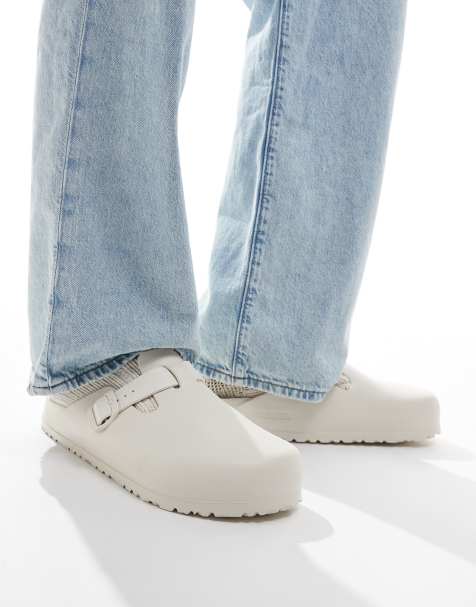 Birkenstock - Boston - Æggeskalshvide clogs i EVA - view 1