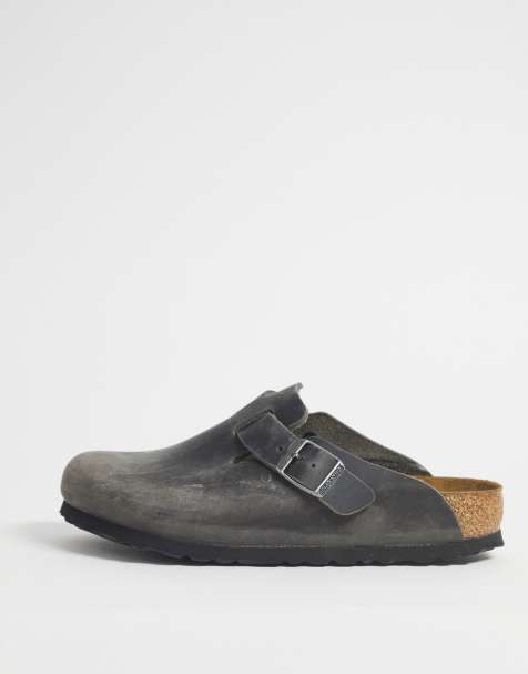 Birkenstock – Boston – Graue Clogs