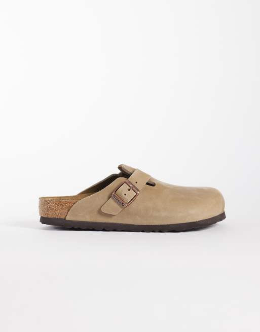 Birkenstock - Boston - Klompen van geolied leer in tabakskleur, 2 van 4