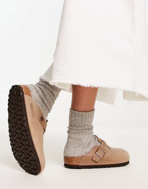 Birkenstock - Boston - Klompen van tabaksbruin leer, 2 van 4