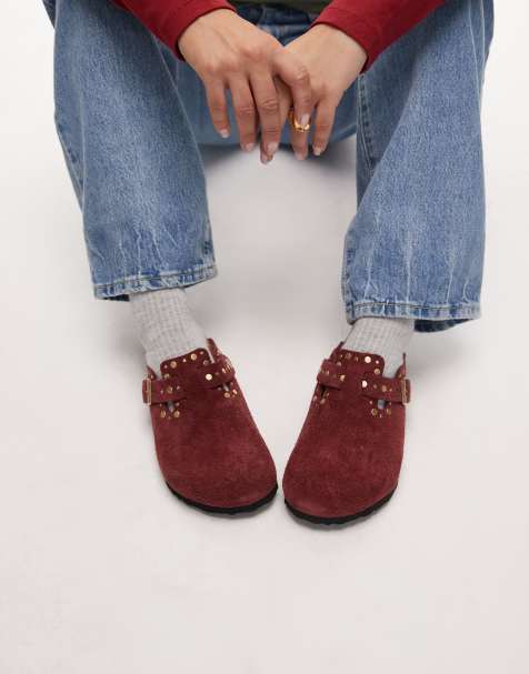 Birkenstock Boston Rivet clog in zinfandel - view 1