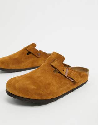 birkenstock boston suede mink