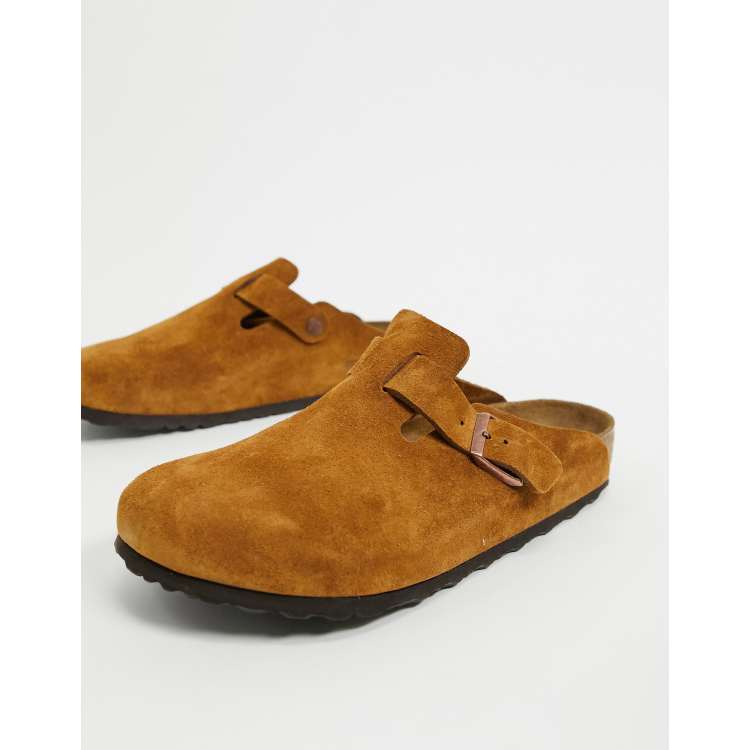 Birkenstock boston best sale mink suede